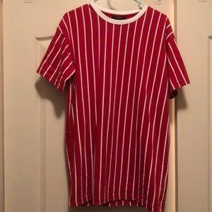 Striped dress or long shirt for leggings